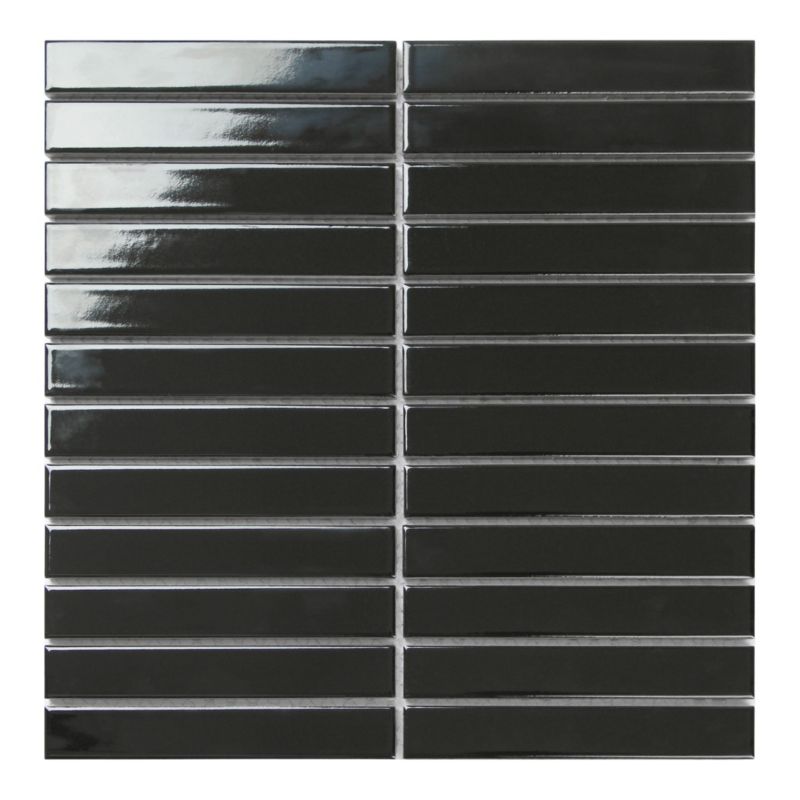 Mozaika Luisa GoodHome 30 x 30 cm black 0,089 m2