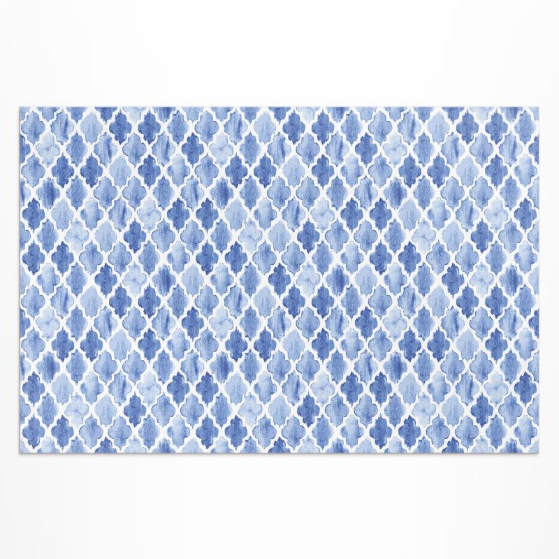 Winylowy Chodnik Zewnętrzny Wallfluent 100x150 cm Śródziemnomorska mozaika akwarelowe płytki 1 szt.