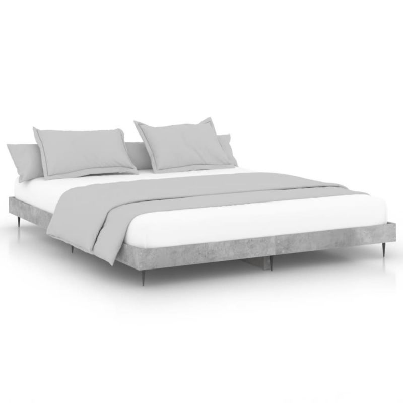 Łóżko drewniane WaszeMeble 200x200 cm szarość WM-832217 1 szt.