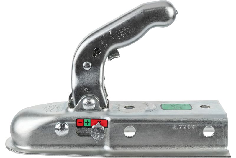 Zaczep kulowy KNOTT K7,5-L do przyczepki 750kg z dyszlem kwadratowym 60mm 1 szt.