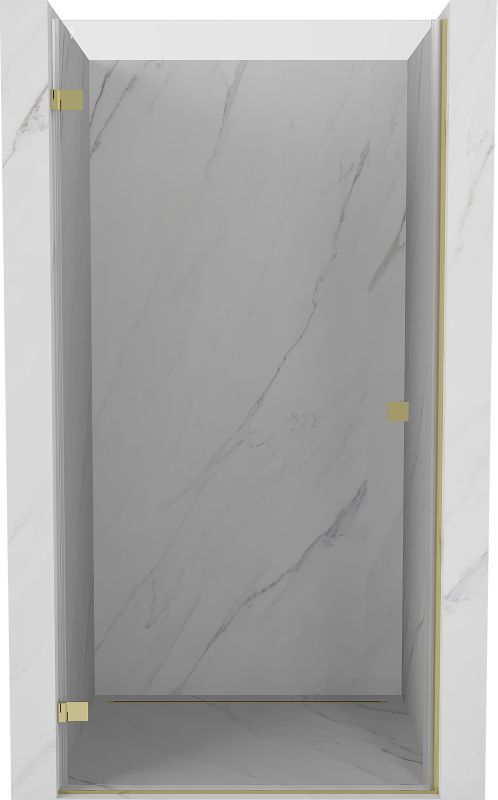 Drzwi prysznicowe uchylne Mexen Lunar-B transparent złote 65x200 cm 1 szt.