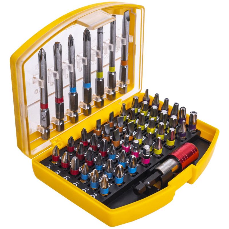 Wkrętaki Fieldmann FDS 9003-56R Z Bitami 56 Elementów Torxy Imbusy Śrubokręty 1szt