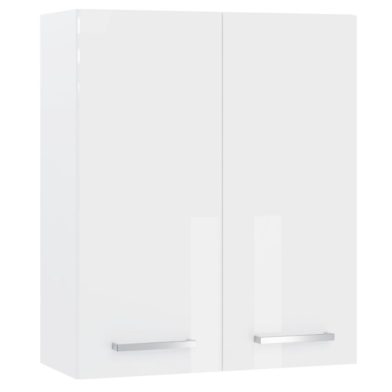 Szafka łazienkowa wisząca MyFurni 50 cm biała połysk 1 szt.