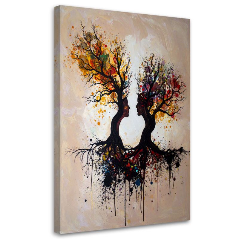 Obraz do salonu sypialni kuchni biura loftu Feeby Para zakochanych 70x100cm 1szt