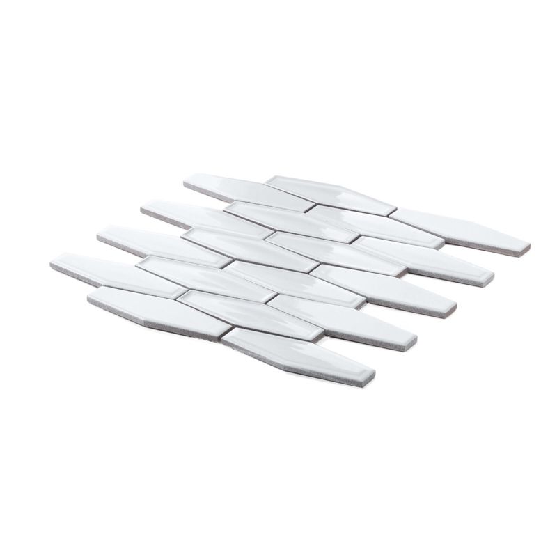 Mozaika ceramik studio Long Hex Snow 1 szt.