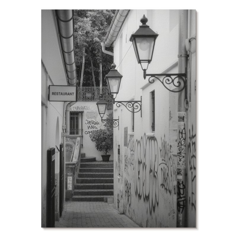 Nowoczesny Plakat na Płótnie Tulup 42x59,4 cm (A2) Miejski zaułek Do przedpokoju, salonu, biura 1 szt.