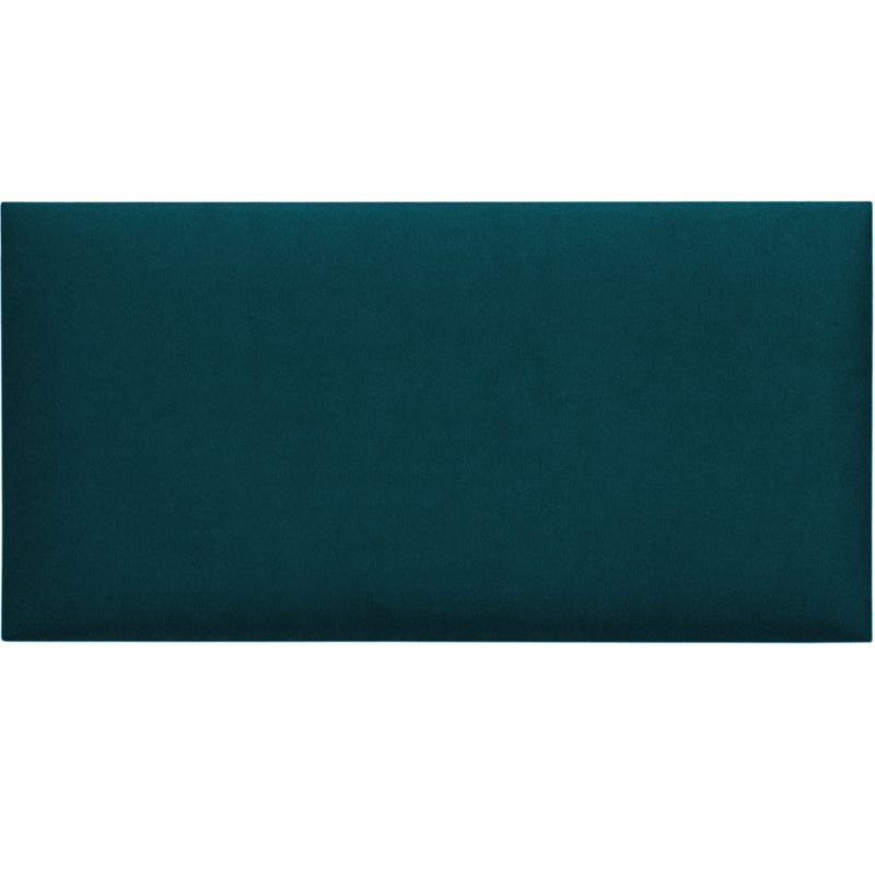 Panel ścienny Max-Stone tapicerowany prostokąt 60x30 cm kolor Matt Velvet 77 Szmaragd 1 szt.