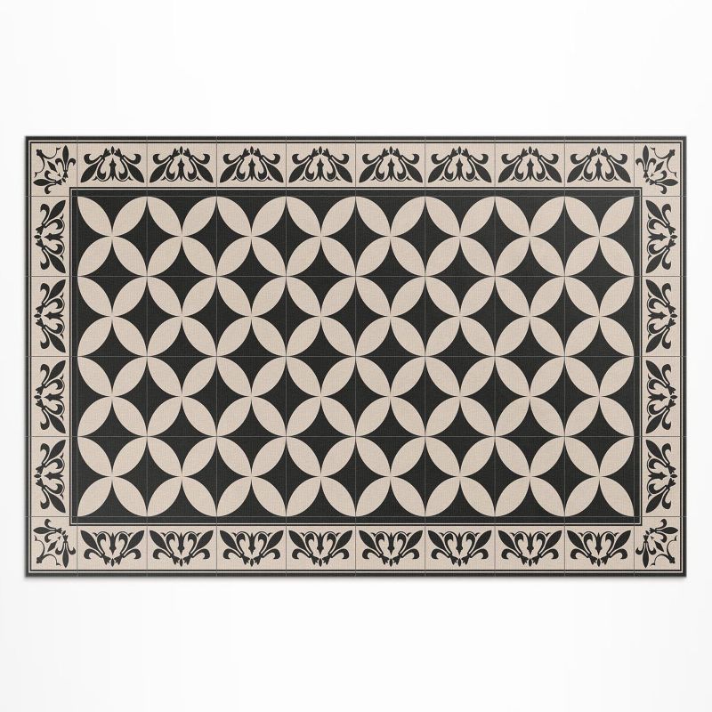 Winylowy Chodnik Zewnętrzny Wallfluent 100x150 cm Hiszpańskie kafle elegancka mozaika 1 szt.