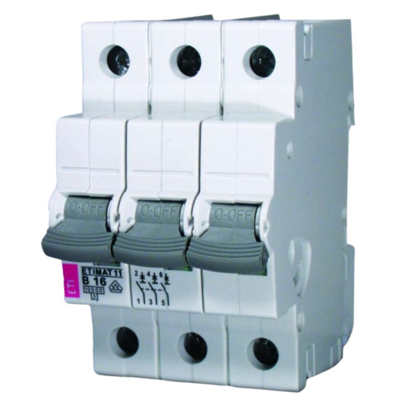 Wyłącznik nadprądowy Eti Polam Etimat 10 3P D 10A 10 kA AC 002155714 1 szt