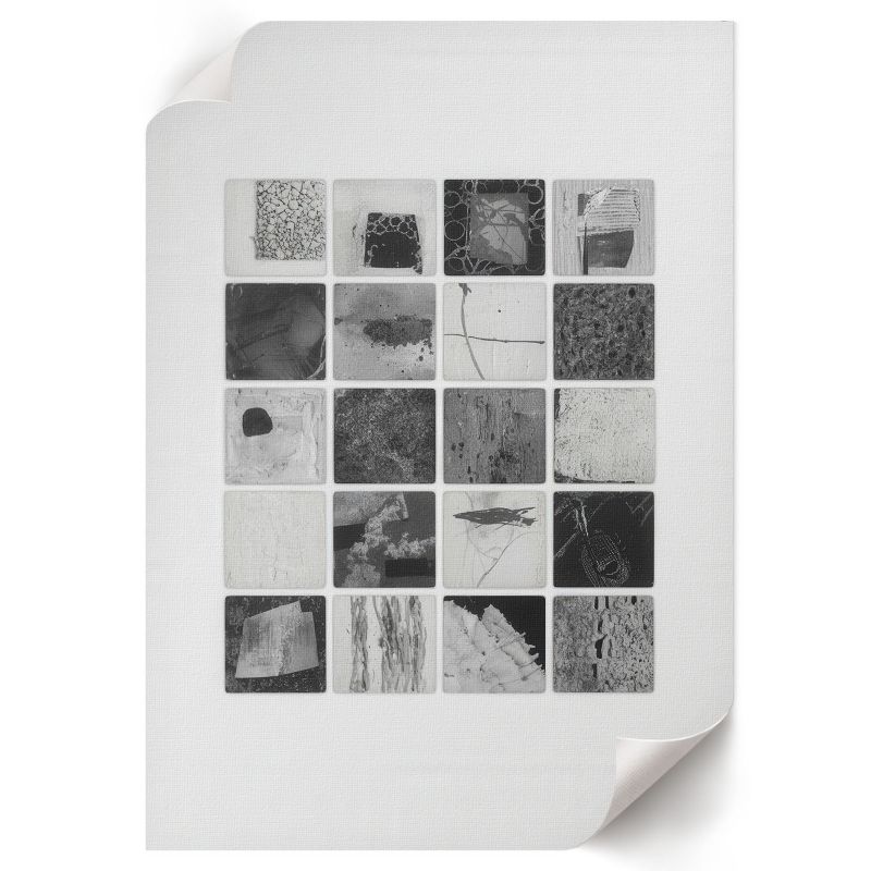 Plakat Premium ArtPrintCave 59,5x84 cm Czarno-biała mozaika MoonLight 1 szt.