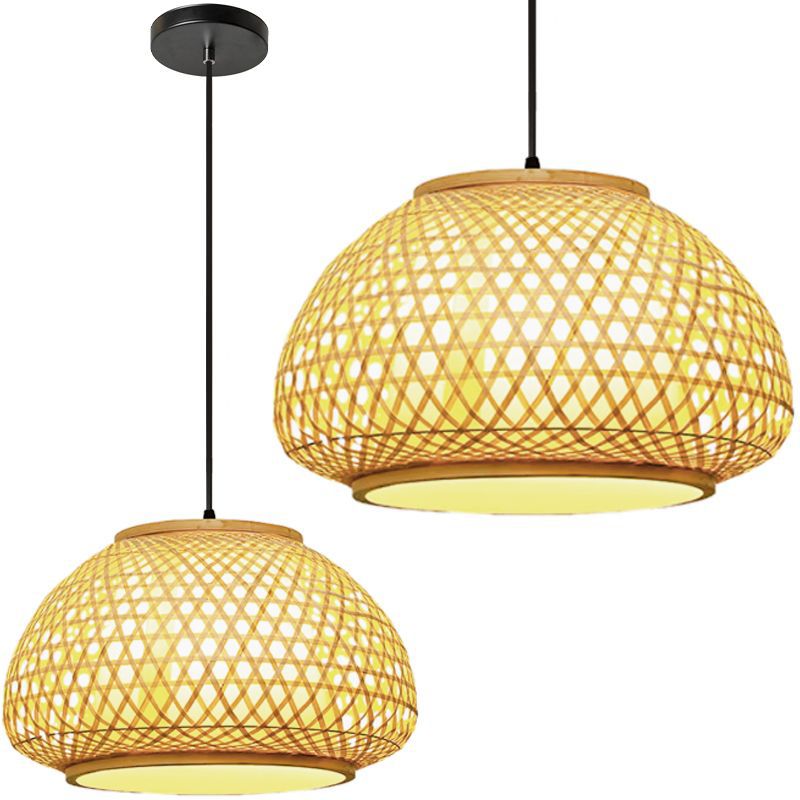 Lampa Sufitowa Wisząca Toolight App1649-1Cp Boho Beżowy