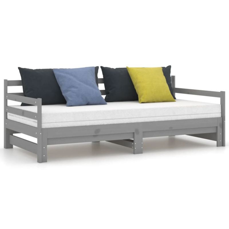 Łóżko dzienne WaszeMeble 90x200 cm szare WM-806957 1 szt.