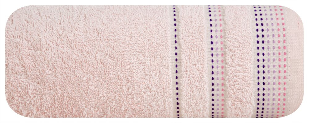 Ręcznik frotte 30x50 cm POLIA różowy bawełniany miękki i chłonny