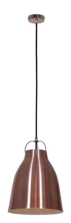 Miedziana lampa wisząca sufitowa do biura PENSILVANIA metal E27