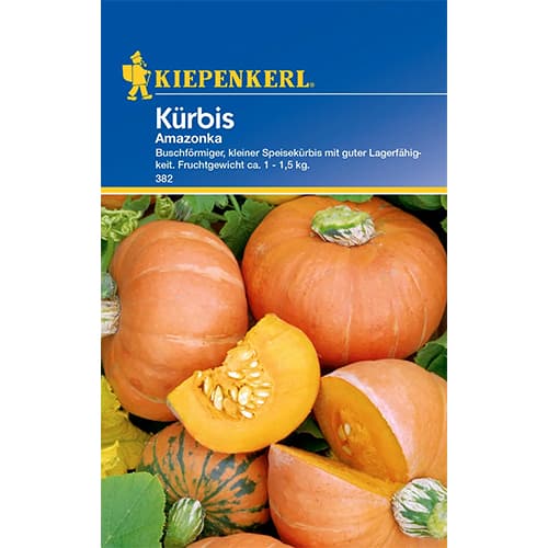 1 szt, Dynia Amazonka - Nasiona: Ilość w opakowaniu: 7 szt.
