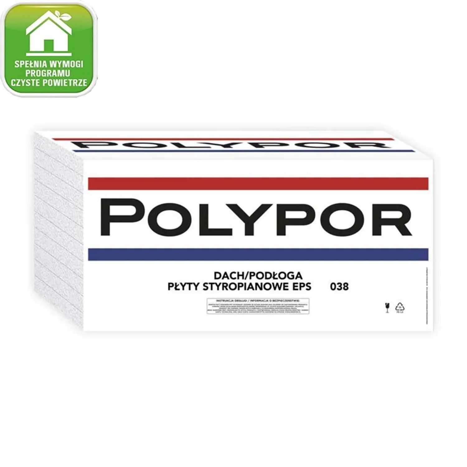 Polmar Płyta styropianowa Dach/Podłoga 038 70kPa 10 cm 3 m2