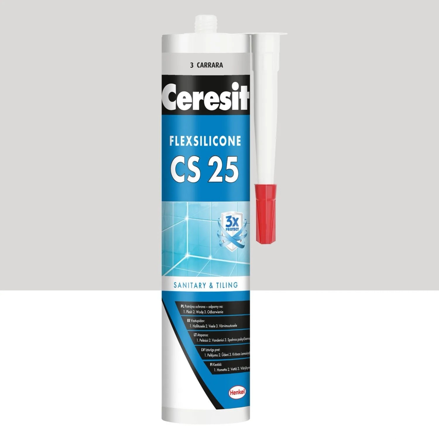 Ceresit Silikon sanitarny CS25 carrara