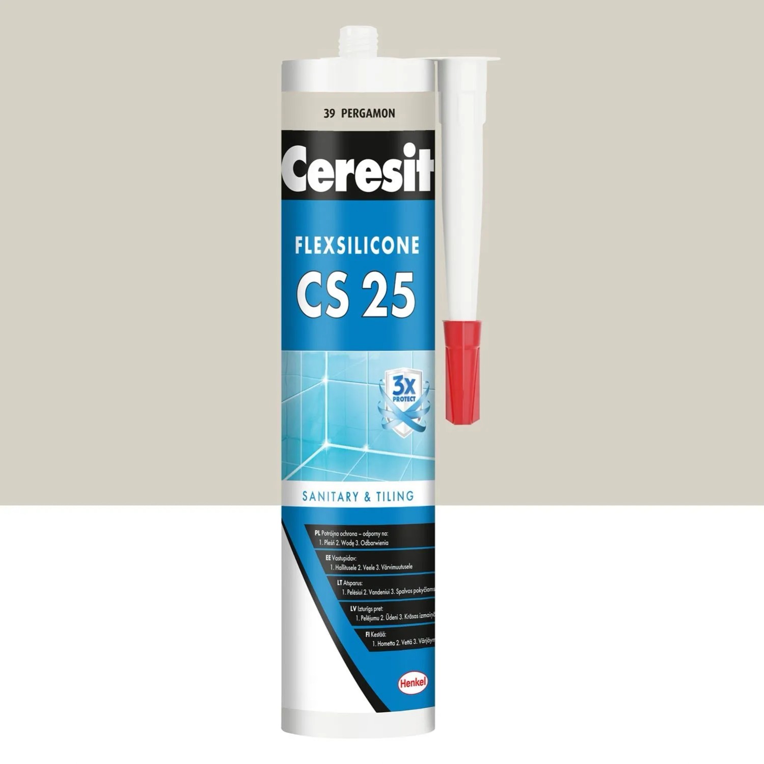 Ceresit Silikon sanitarny CS25 pergamon