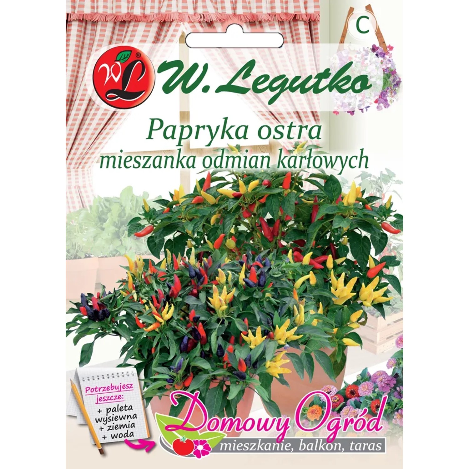 Papryka Ostramka odmiana karłowata 0,50g