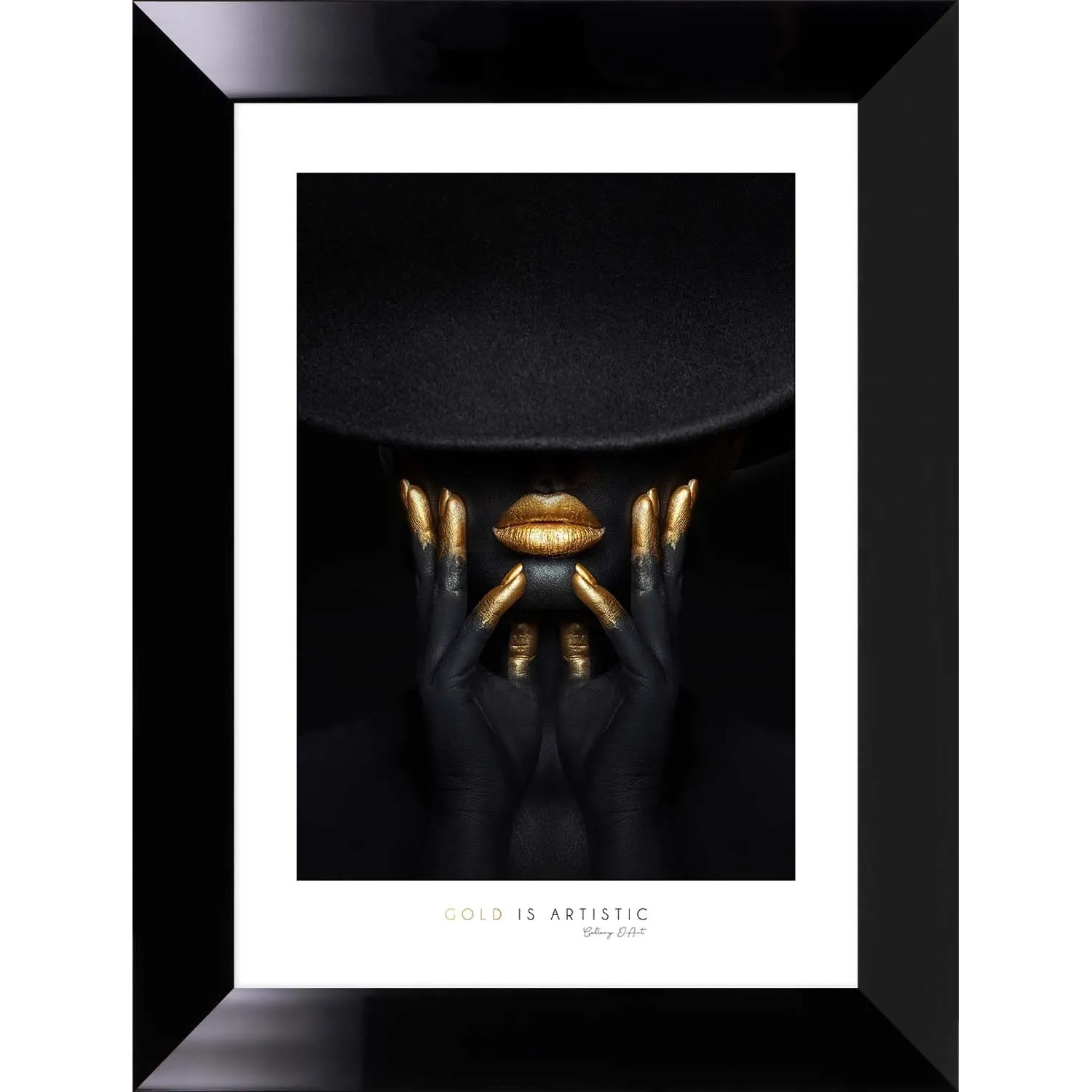 ARS LONGA Obraz WOMAN WITH BLACK 65 x 85 cm