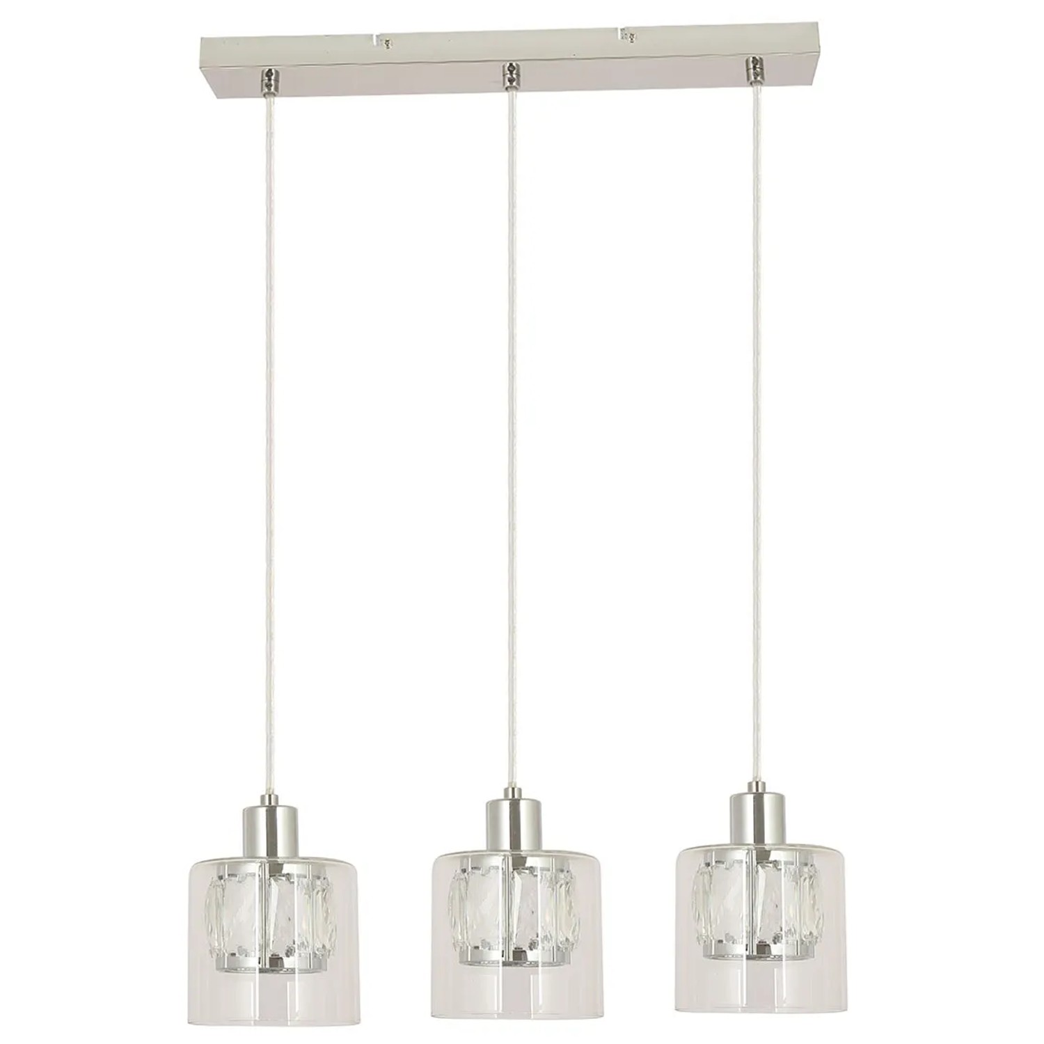 Reality Lampa wisząca ELMO 3x40W E14 chrom