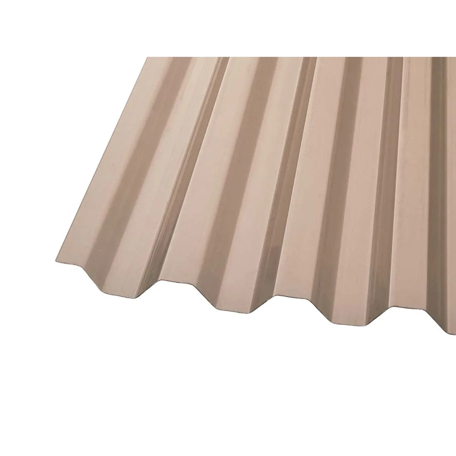 Gutta Płyta trapezowa Guttagliss PVC brązowa 200 cm x 90 cm