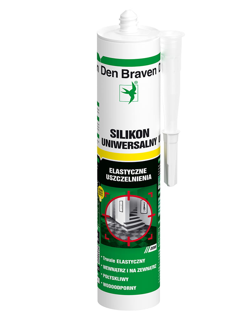 DEN BRAVEN SILIKON UNIWERSALNY 1001 U BEZBARWNY 280 ML