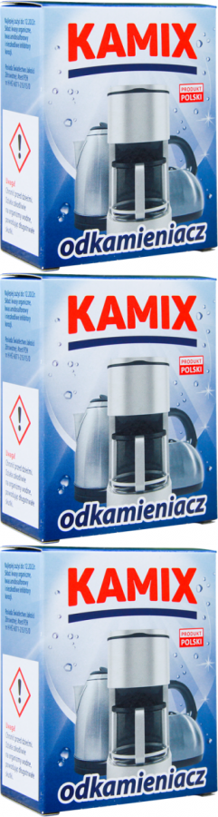 3x Odkamieniacz do sprzętu AGD Kamix, 150g