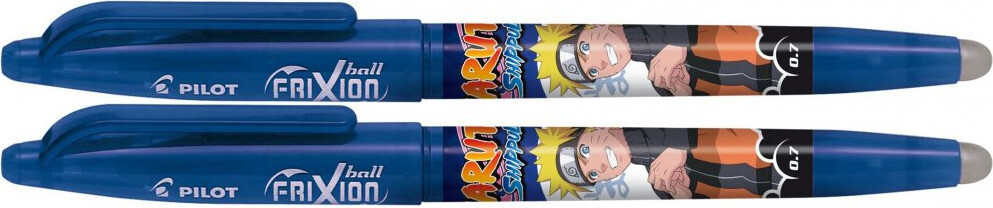 2x Pióro kulkowe wymazywalne Pilot Frixion Ball Naruto, 0.7mm, niebieski