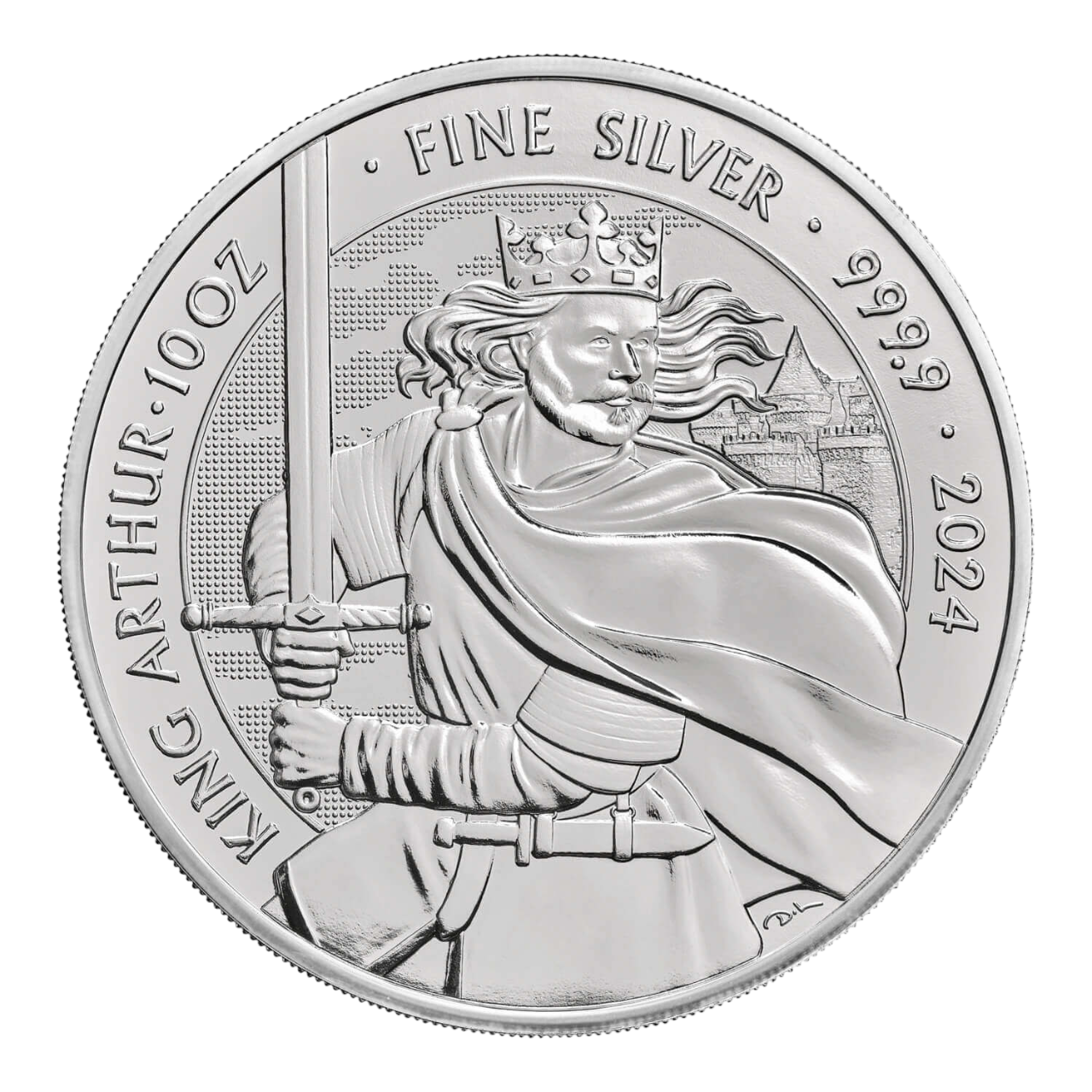 Srebrna moneta Mity i Legendy: King Arthur 10 uncji - wysyłka 24 h! - Mennica Skarbowa
