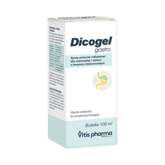Dicogel gastro - syrop przeciw refluksowi, dla niemowląt i dzieci, 100 ml
