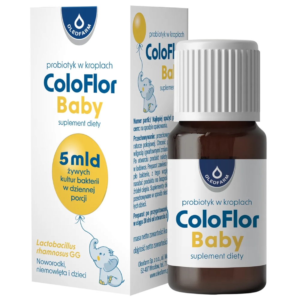 Oleofarm - coloflor baby, 5 ml (data ważności: 30.09.2026)