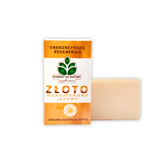 Powrót do natury - naturalne mydło ze złotem monojonowym, 100 g
