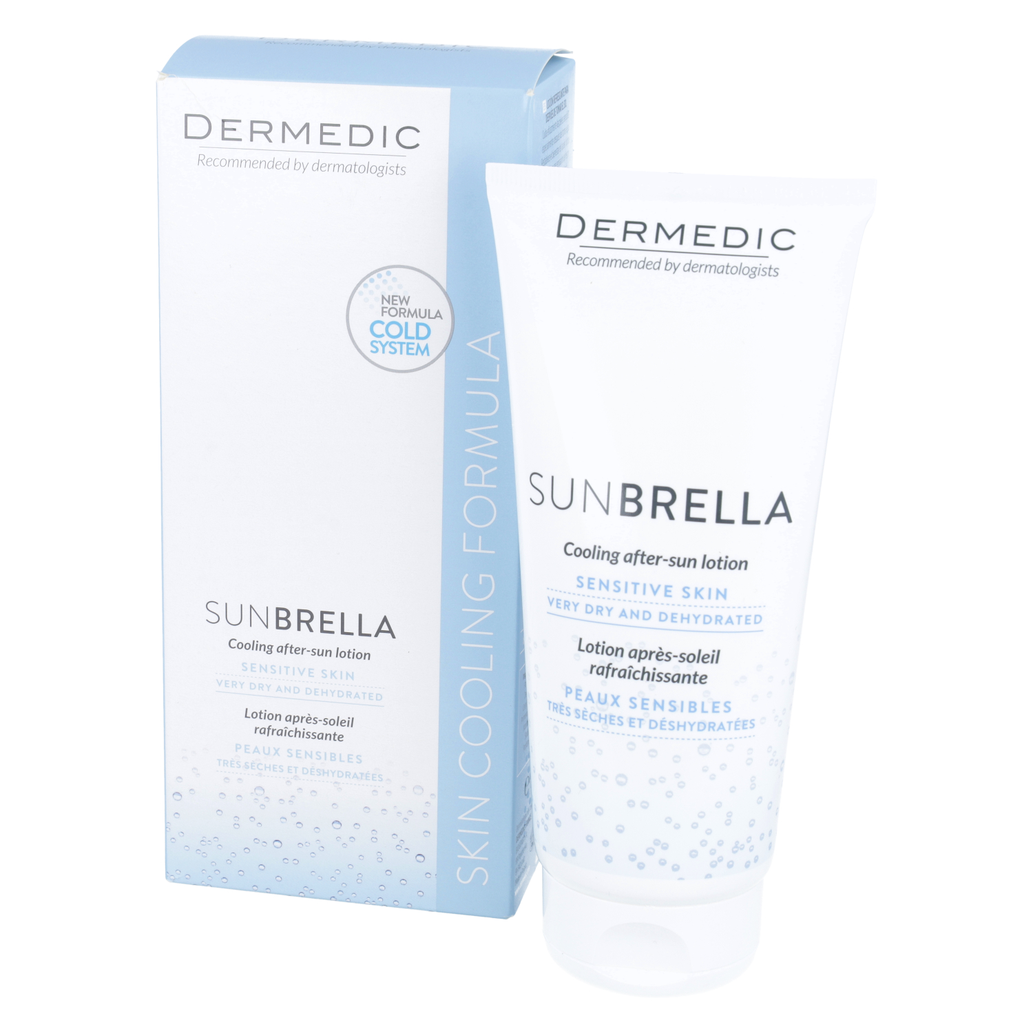 Dermedic sunbrella - chłodzący balsam po opalaniu, skóra wrażliwa, bardzo sucha i odwodniona, 200 ml