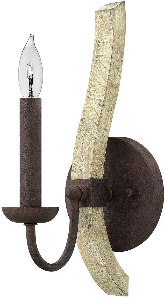 Elstead Lighting Middlefield kinkiet 1x60 W rdzawe żelazo HK-MIDDLEFIELD1
