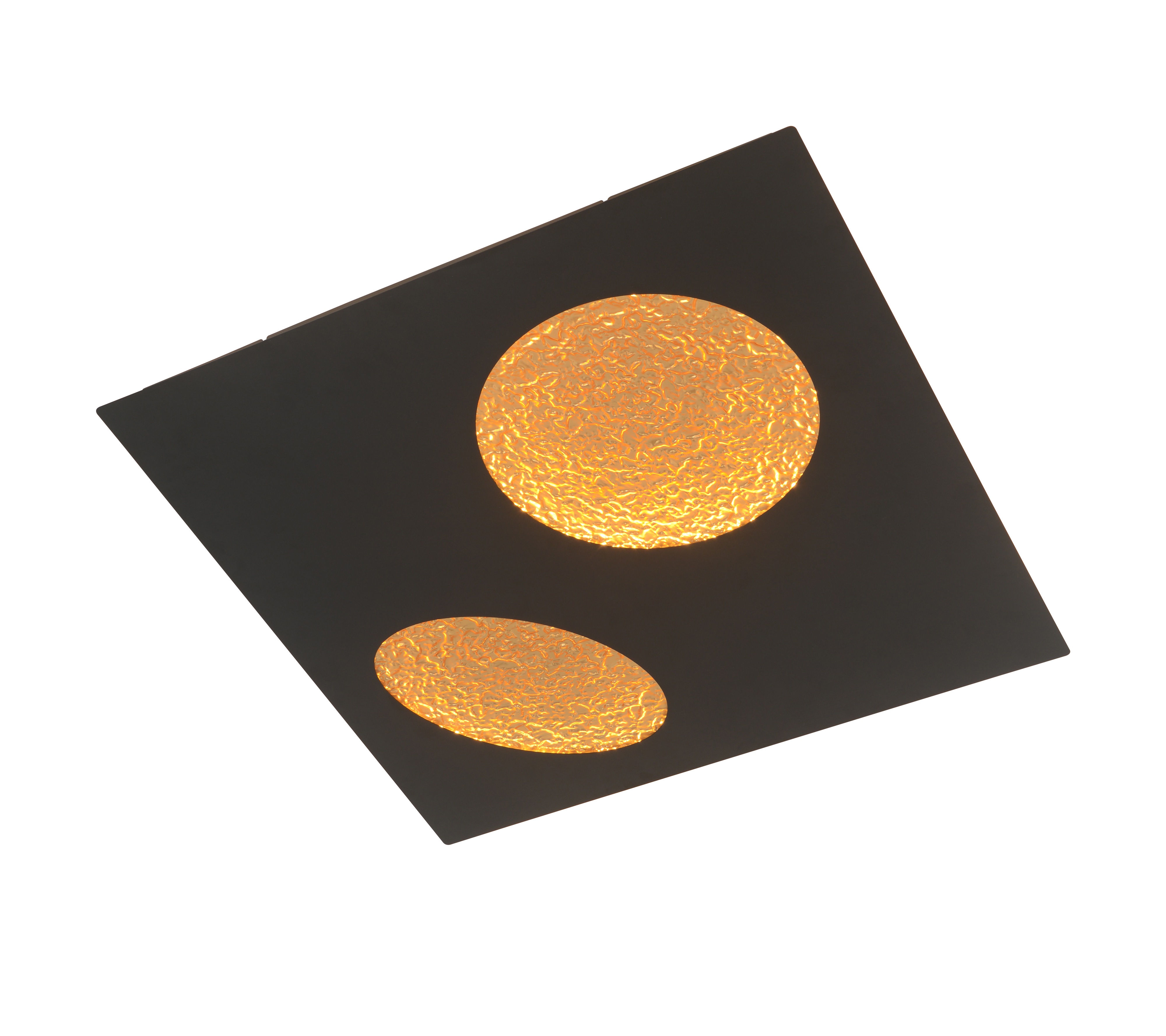 Aviano Toulon lampa podsufitowa 36 W czarna-złota 4044304