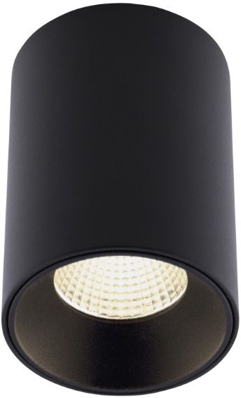 MaxLight Chip lampa podsufitowa 1x8 W czarna C0163