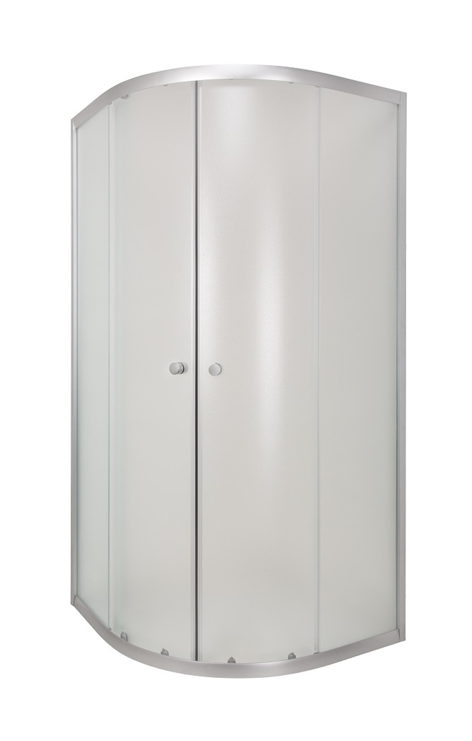 Invena Vitoria kabina prysznicowa 90x90 cm półokrągła szkło mrożone AK-49-196