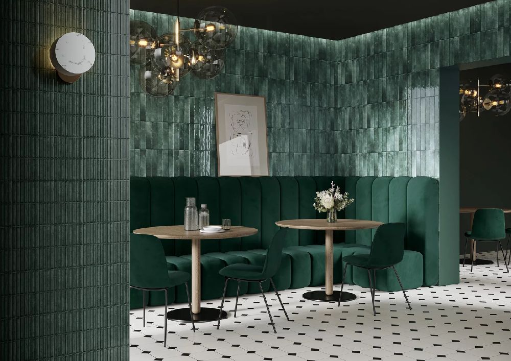 Paradyż Monpelli Emerald mozaika 29,8x19,8 cm zielona
