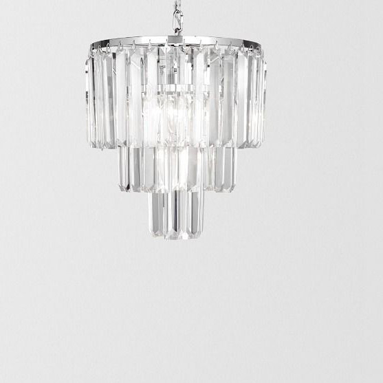 Zuma Line Amedeo lampa wisząca 4x40W chrom/kryształ 17106/3+1-CHR
