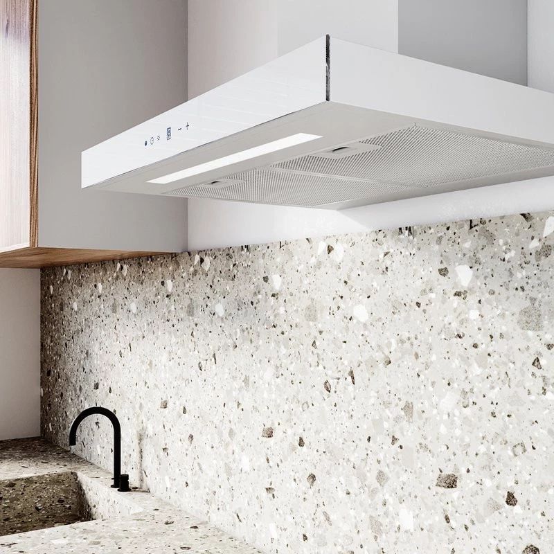 Globalo Design Lonatio 60.2 okap kuchenny 60 cm kominowy biały LONATIO_60_2_WHITE