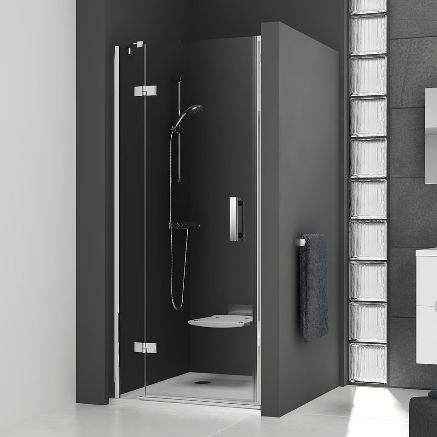 Ravak SmartLine SMSD2-120 A-L drzwi prysznicowe 120 cm uchylne lewe chrom/szkło przezroczyste 0SLGAA00Z1