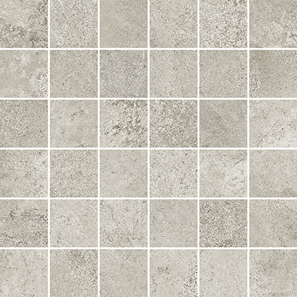Opoczno Quenos Light Grey Mosaic Matt mozaika ścienno-podłogowa 29,8x29,8 cm szary mat
