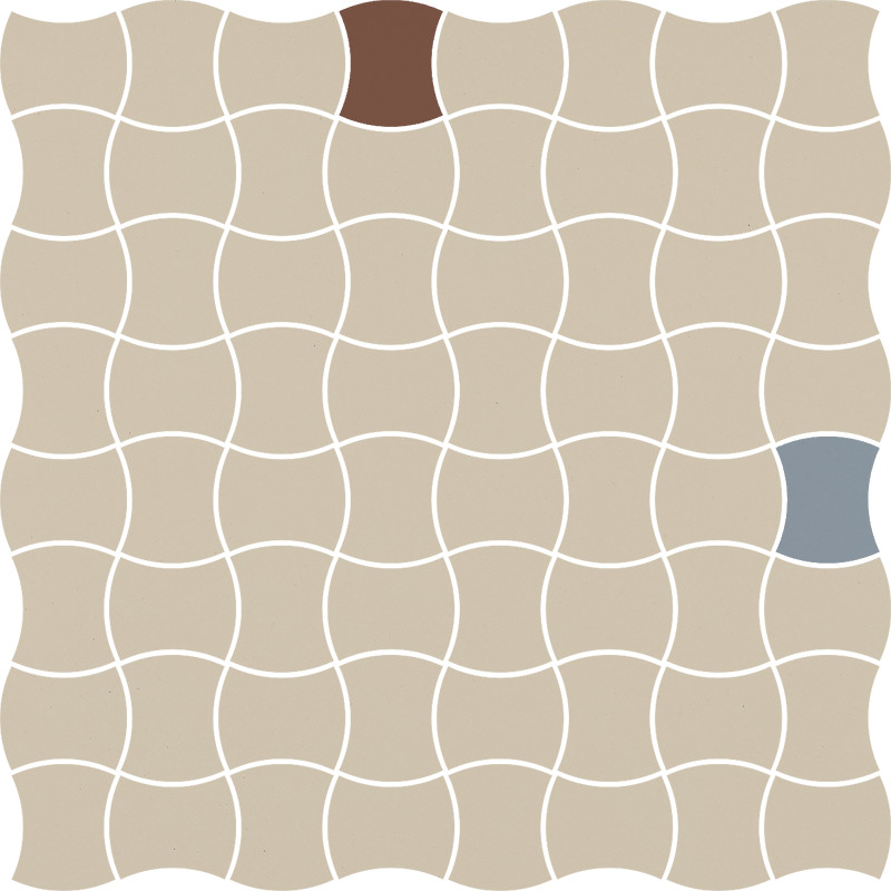 Paradyż Modernizm mozaika ścienno-podłogowa 30,9x30,9 cm prasowana mix A