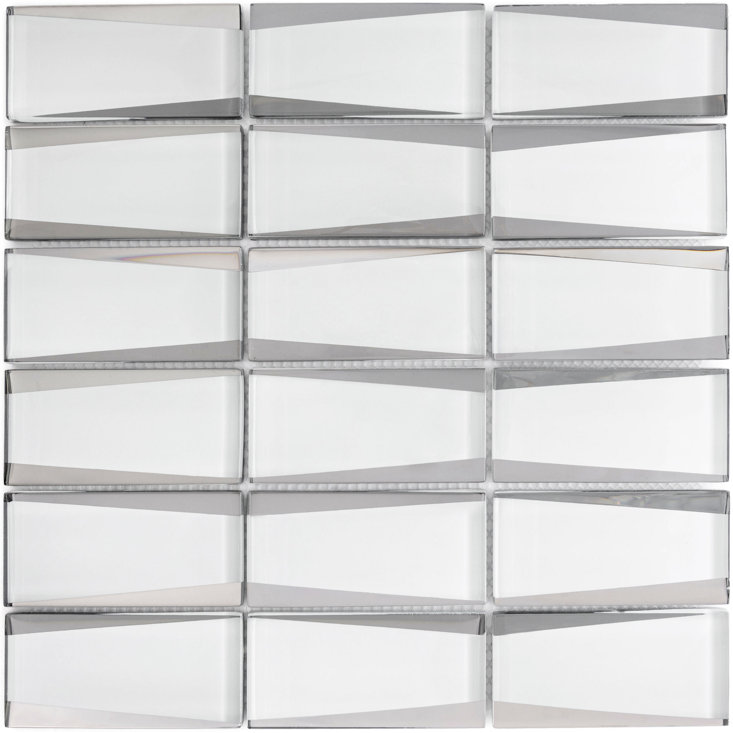 Iryda Metro White mozaika ścienna 29,8x29,8 cm