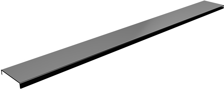 Schedpol Base Graphite Shine Range maskownica odpływu liniowego 60 cm grafit 10.050/DPGP