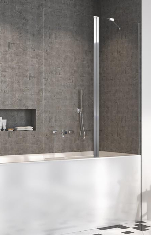 Radaway Nes PND II parawan nawannowy 120 cm prawy szkło przezroczyste 10009120-01-01R