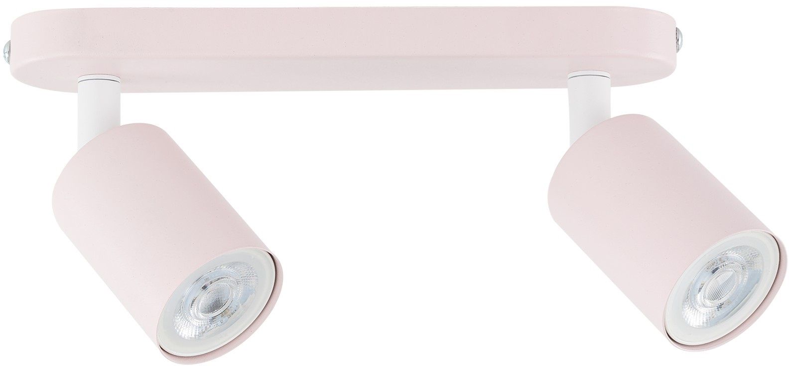 TK Lighting Livia lampa podsufitowa 2x10 W różowa 10233