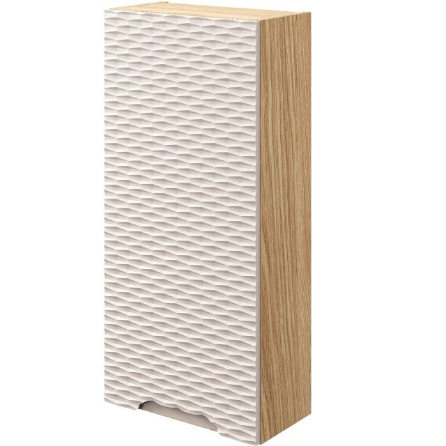 COMAD Szafka łazienkowa wisząca OCEAN BEIGE z drzwiami 35 cm 83-35-1D