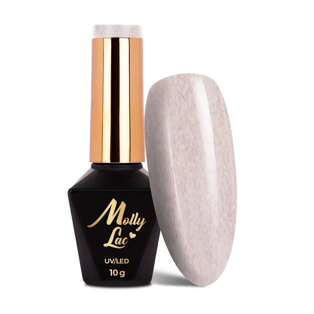 Lakier hybrydowy LED/UV Gel Polish MollyLac Cotton Sweater Nr 716 Latte 10g